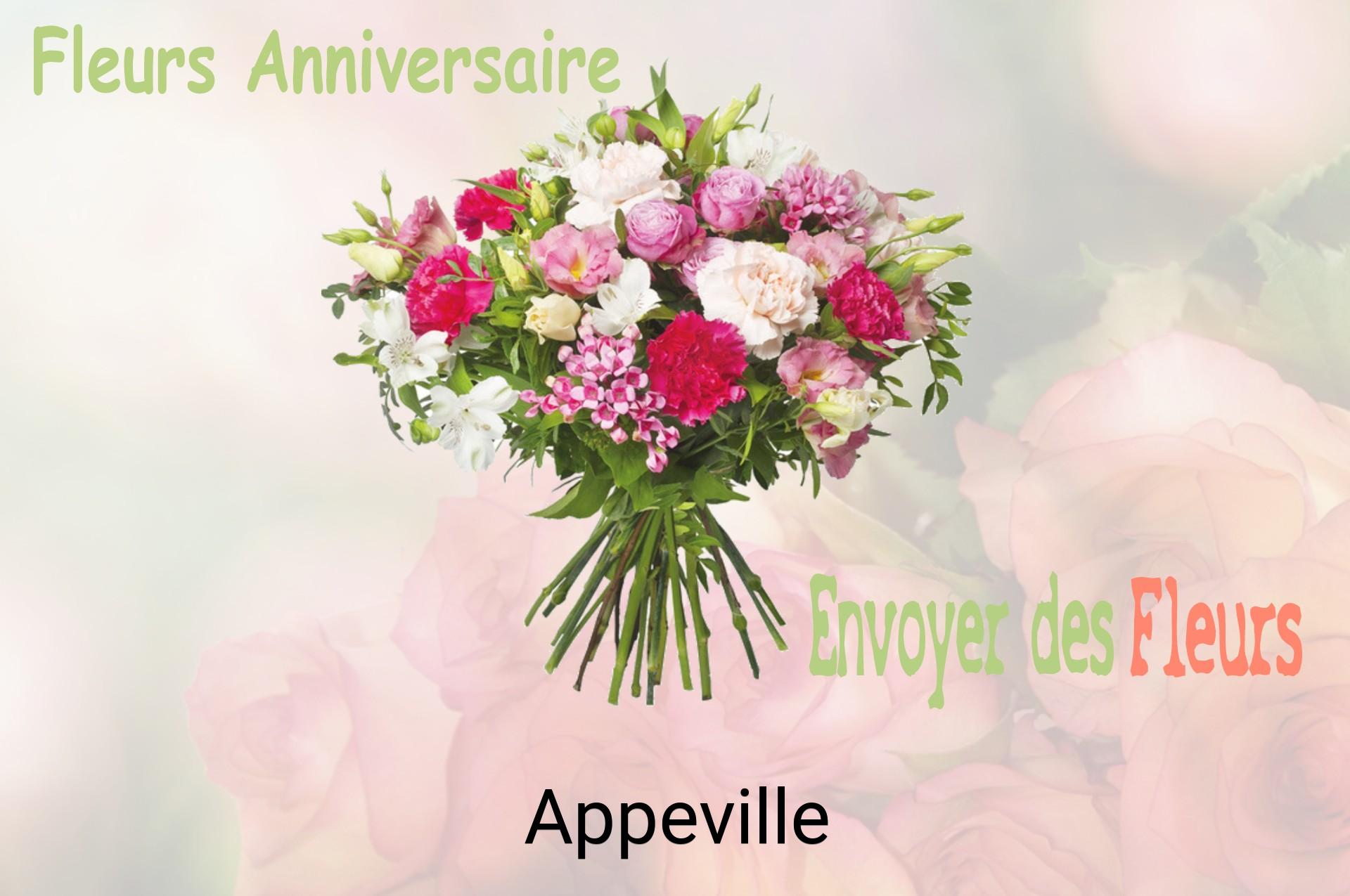 Bouquet de fleurs d’anniversaire livré à Appeville